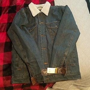 Wranglers lined jean jacket